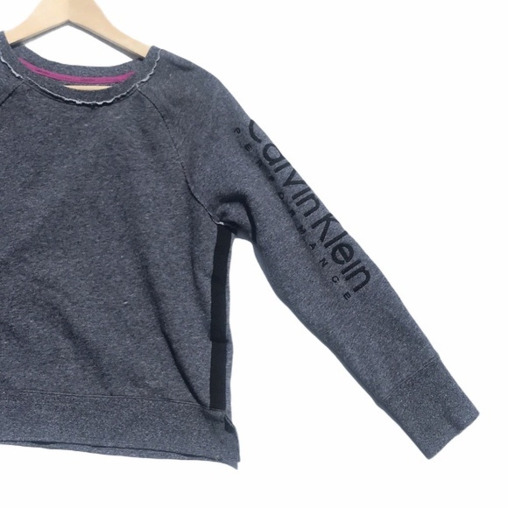 #5. Calvin Klein Performance Gray Pullover Sweatshirt - Picture 5 of 10
